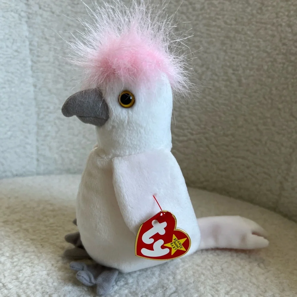 Ty Beanie Babies Kuku The Cocatoo